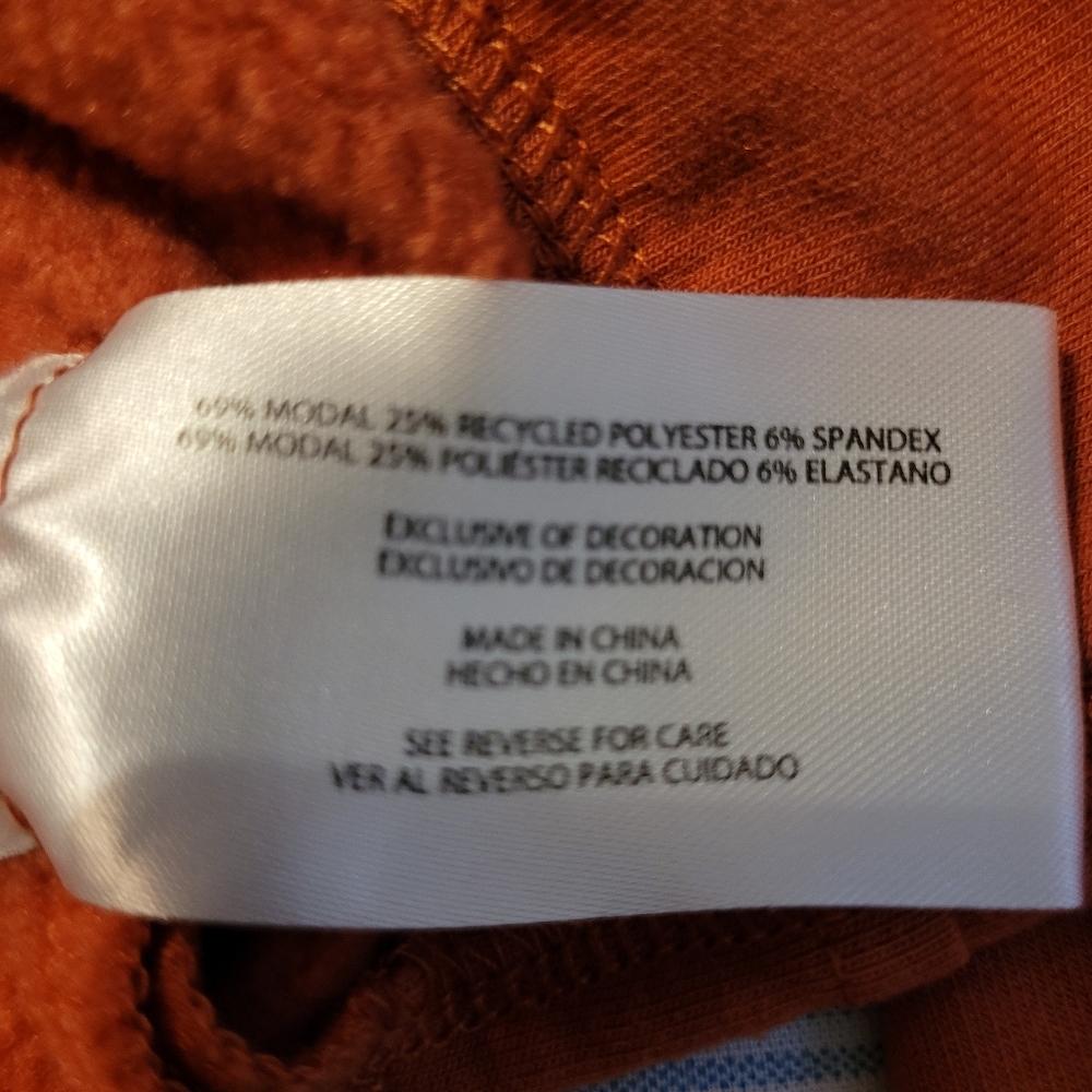 Orvis Rust V-Neck Pullover - Picture 3 of 5